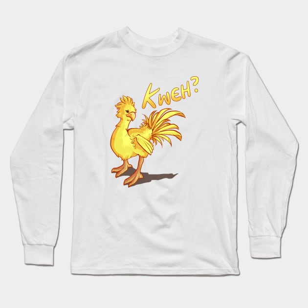 Chocobo - Yellow Long Sleeve T-Shirt by Kmcewi20